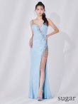 ブルー　モデル：まおちゃる　身長：158cm　着用サイズ：Mサイズ