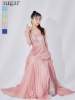 ピンクベージュ　モデル：まおちゃる　身長：158cm　着用サイズ：Sサイズ