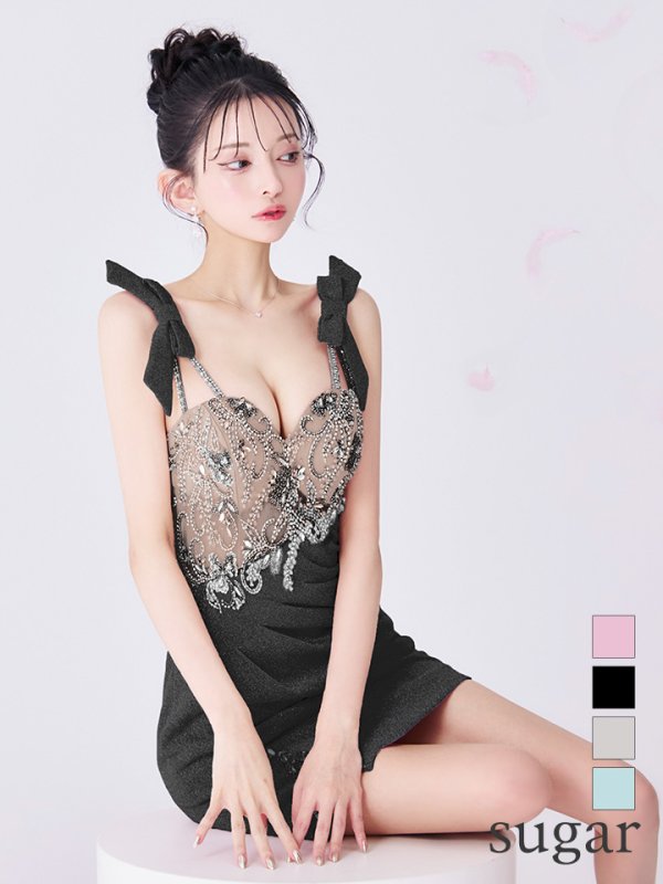 ブラック　モデル：まおちゃる　身長：158cm　着用サイズ：Sサイズ