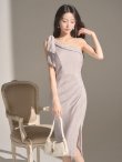 シャンパンローズ モデル：まおちゃる　身長：158cm　着用サイズ：Sサイズ
