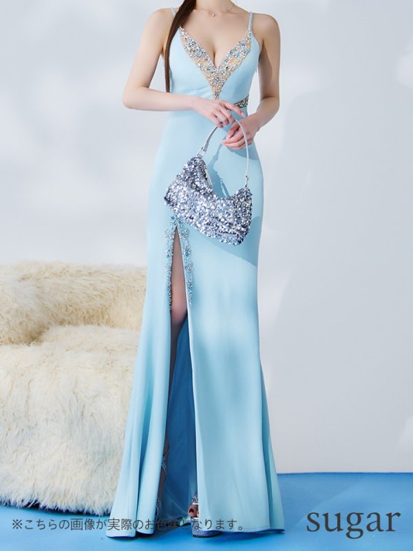 ライトブルー モデル:ゆめ 身長:160cm 着用サイズ:Sサイズ