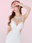 ホワイト　モデル：ゆめ　身長：160cm　着用サイズ：Sサイズ