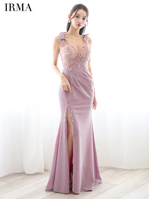 シルバーピンク　モデル：まおちゃる　身長：158cm　着用サイズ：Mサイズ