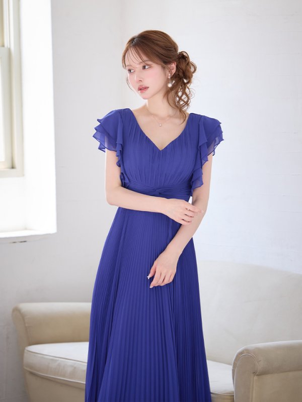 パープルネイビー　モデル：ゆめ　身長：160cm　着用サイズ：Sサイズ