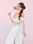 ホワイト　モデル：ゆめ　身長：160cm　着用サイズ：Mサイズ