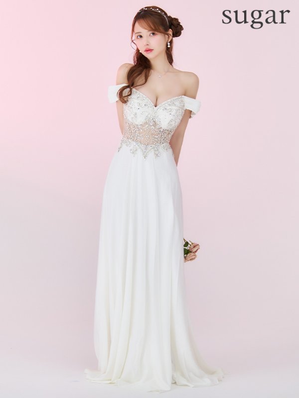 ホワイト モデル:ゆめ 身長:160cm 着用サイズ:Mサイズ