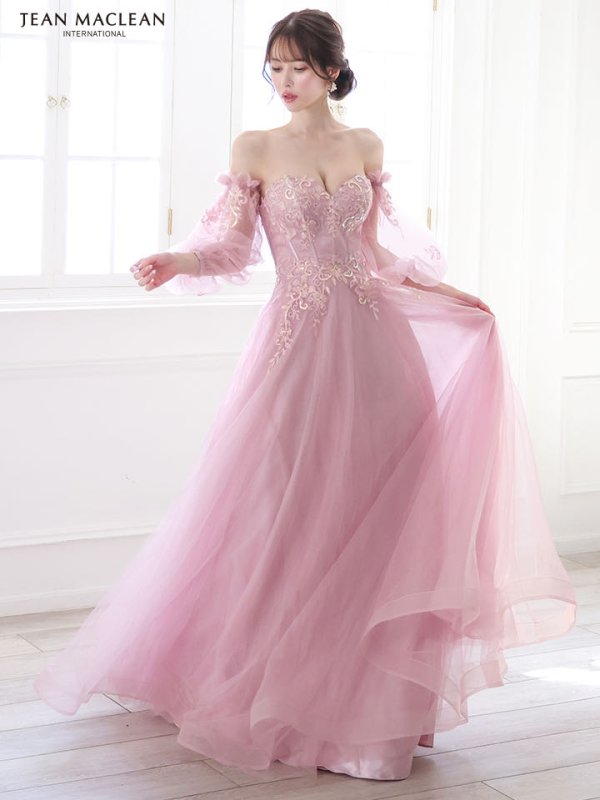 ピンクベージュ モデル:ゆめ 身長:160cm 着用サイズ:Mサイズ