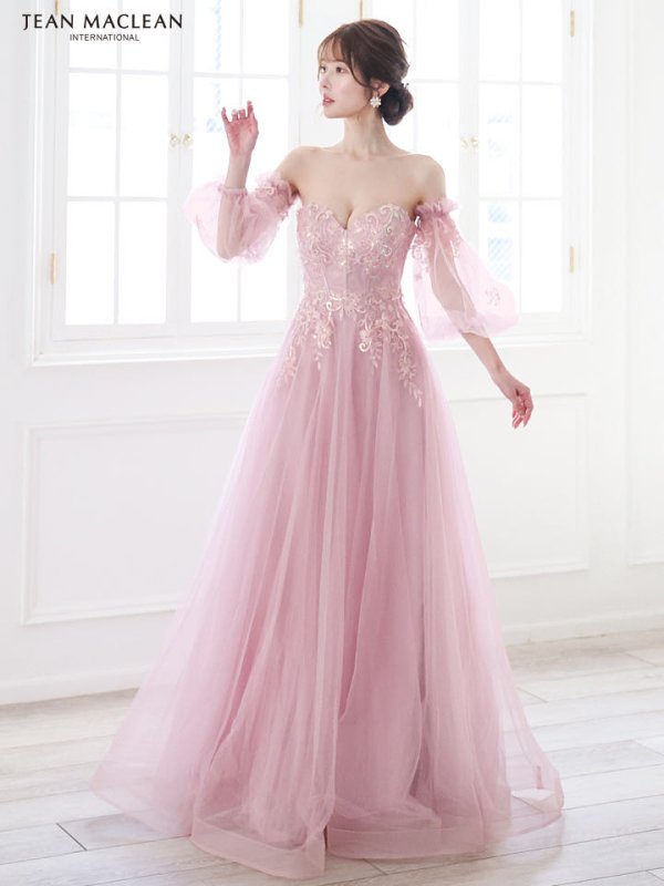 ピンクベージュ モデル:ゆめ 身長:160cm 着用サイズ:Mサイズ