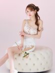 ホワイト　モデル：ゆめ　身長：160cm　着用サイズ：Sサイズ