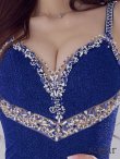 ダークブルー モデル：真優川咲　身長：158cm　着用サイズ：Sサイズ