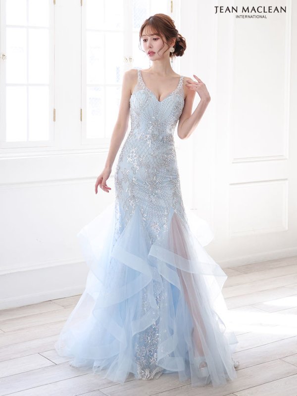 ブルー　モデル：ゆめ　身長：160cm　着用サイズ：Mサイズ