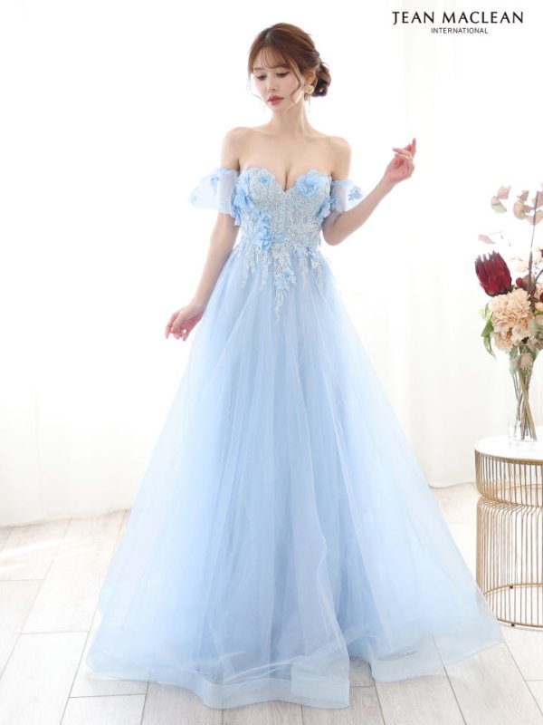 ブルー モデル:ゆめ 身長:160cm 着用サイズ:Mサイズ