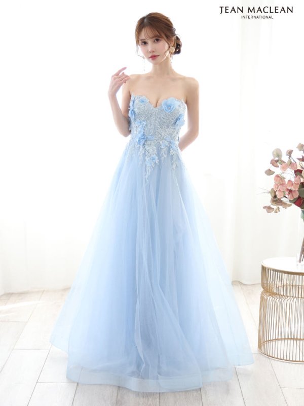 ブルー モデル:ゆめ 身長:160cm 着用サイズ:Mサイズ