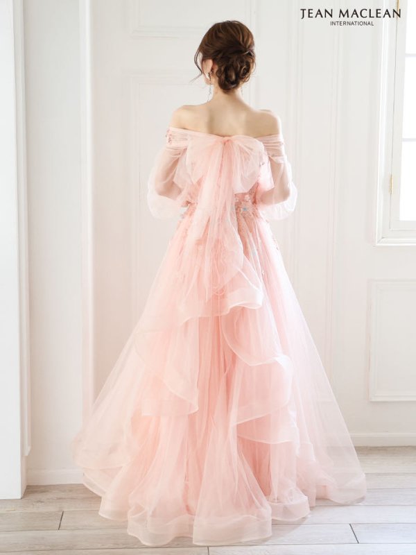 コーラルピンク モデル：ゆめ　身長：160cm　着用サイズ：Mサイズ