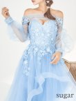 ブルー モデル：まりん　身長：164cm　着用サイズ：Sサイズ
