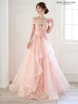 コーラルピンク モデル：ゆめ　身長：160cm　着用サイズ：Mサイズ