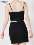ブラック モデル：ゆめ　身長：160cm　着用サイズ：Sサイズ