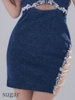 ダークブルー　モデル：真優川咲　身長：158cm　着用サイズ：Sサイズ