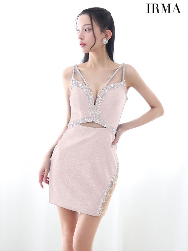 シェルピンク　モデル：まおちゃる　身長：158cm　着用サイズ：Sサイズ