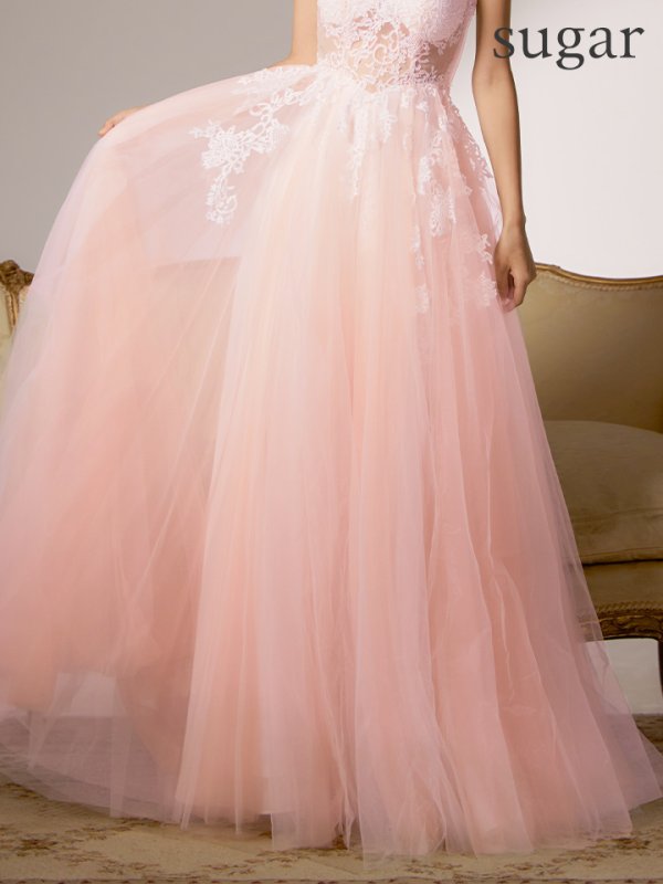 ピンク モデル：まりん　身長：164cm　着用サイズ：Mサイズ