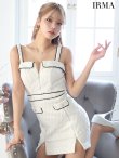 ホワイト モデル：如月れい　身長：156cm　着用サイズ：Sサイズ
