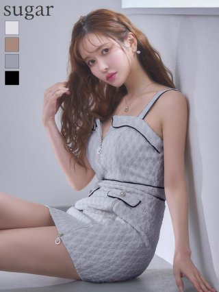 ミニドレス：グレー(灰)｜キャバドレス・ミニドレス通販はsugar