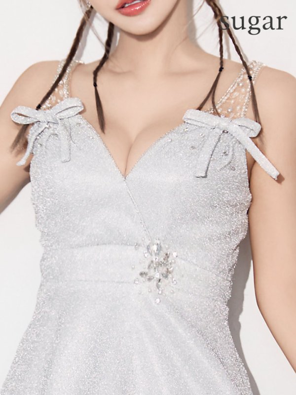 シルバー　モデル：如月れい　身長：156cm　着用サイズ：Sサイズ