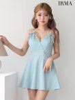 スカイブルー　モデル：如月れい　身長：156cm　着用サイズ：Sサイズ