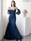 ネイビー モデル：まおちゃる　身長：158cm　着用サイズ：Mサイズ