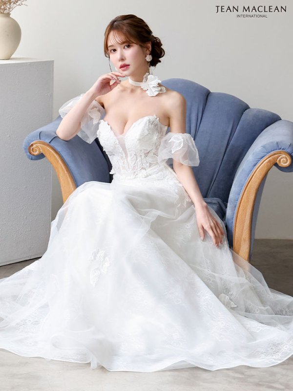 ホワイト　モデル：ゆめ　身長：160cm　着用サイズ：Mサイズ