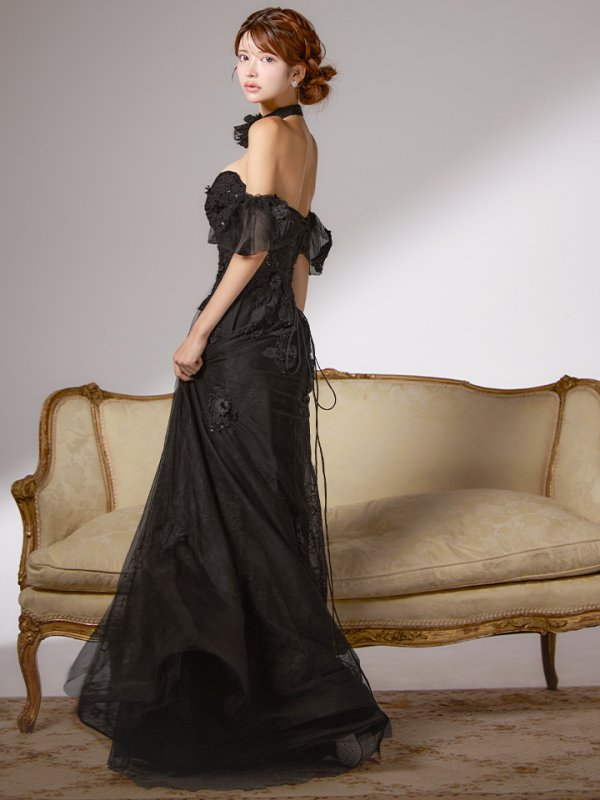 ブラック　モデル：まりん　身長：164cm　着用サイズ：Sサイズ