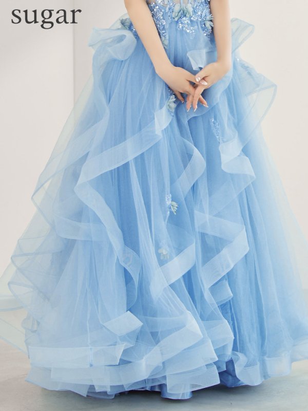 ブルー　モデル：三上悠亜　身長：159cm　着用サイズ：Sサイズ