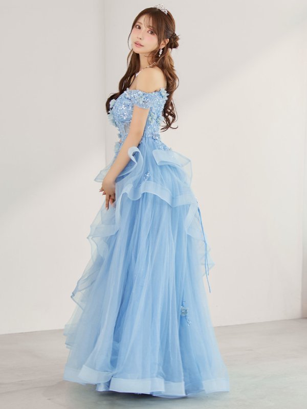 ブルー　モデル：三上悠亜　身長：159cm　着用サイズ：Sサイズ