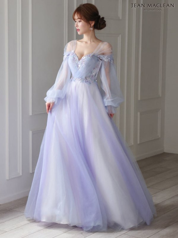 ブルーラベンダー　モデル：ゆめ　身長：160cm　着用サイズ：Mサイズ