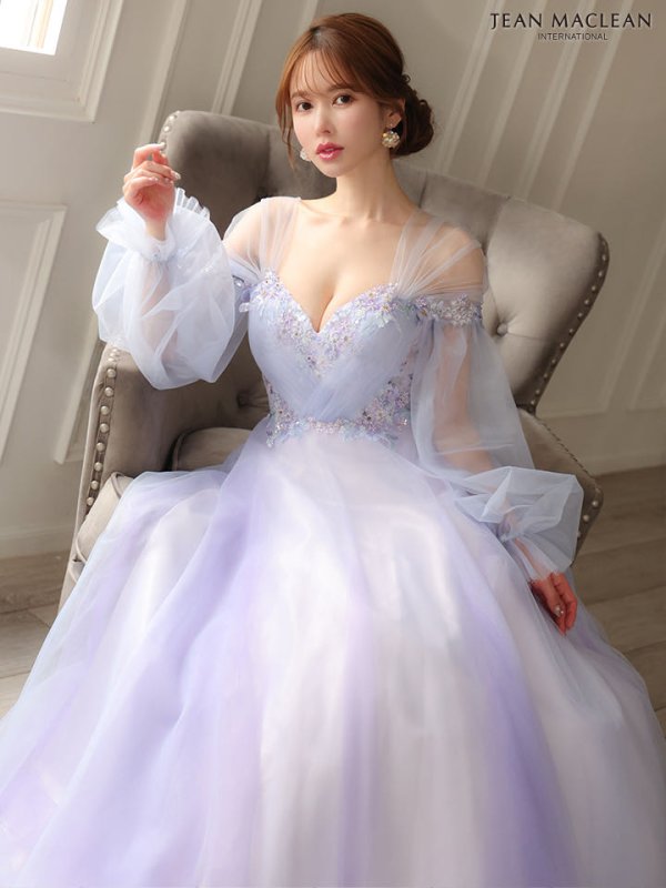 ブルーラベンダー　モデル：ゆめ　身長：160cm　着用サイズ：Mサイズ