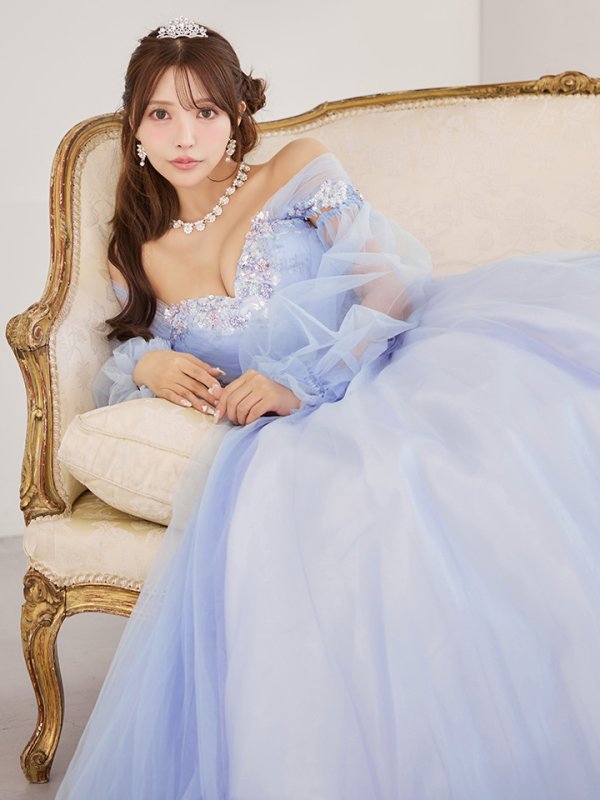 ブルーラベンダー　モデル：三上悠亜　身長：159cm　着用サイズ：Sサイズ