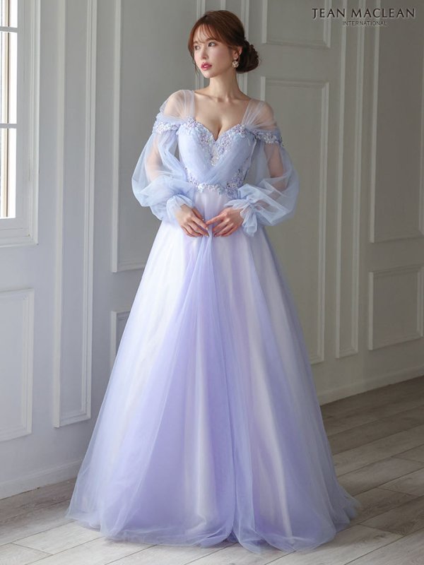 ブルーラベンダー　モデル：ゆめ　身長：160cm　着用サイズ：Mサイズ