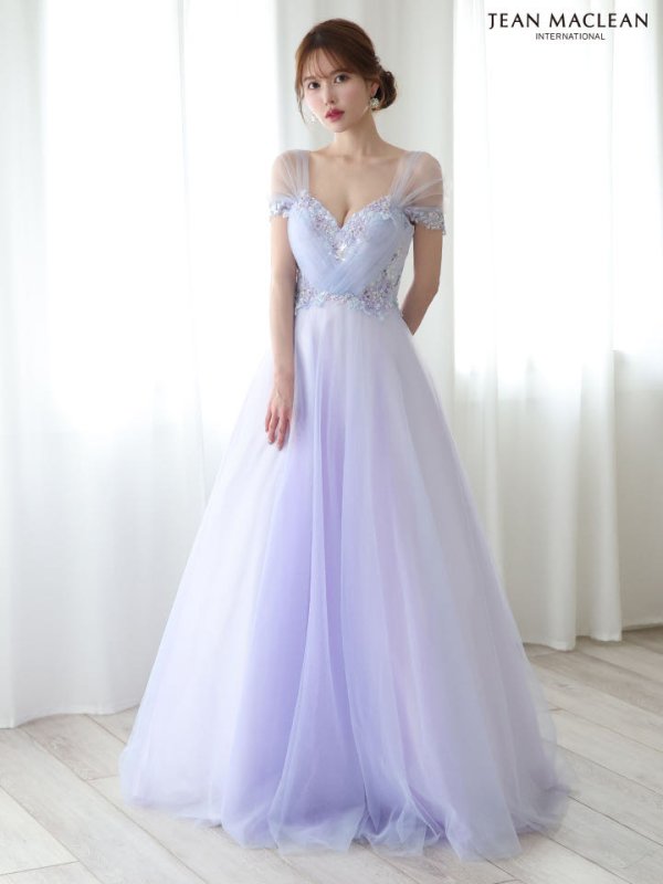 ブルーラベンダー　モデル：ゆめ　身長：160cm　着用サイズ：Mサイズ