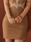 モカベージュ モデル：三上悠亜　身長：159cm　着用サイズ：Sサイズ