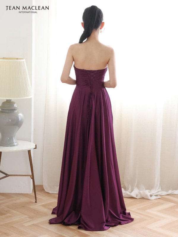 グレープパープル　モデル：まおちゃる　身長：158cm　着用サイズ：Mサイズ