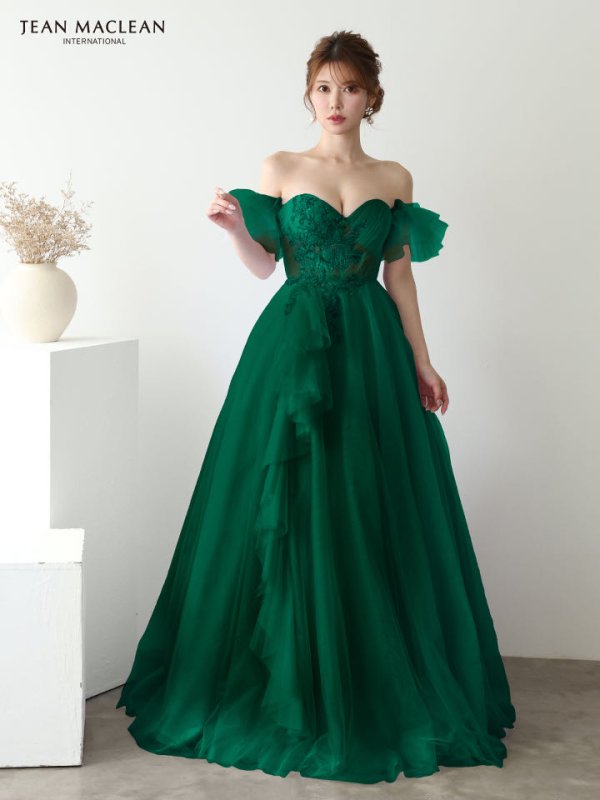 グリーン　モデル：ゆめ　身長：160cm　着用サイズ：Mサイズ