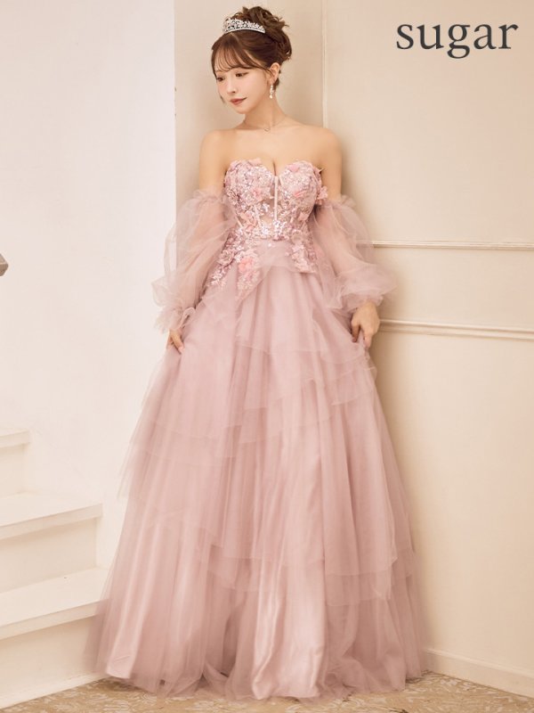 グレージュピンク　モデル：三上悠亜　身長：160cm　着用サイズ：Mサイズ