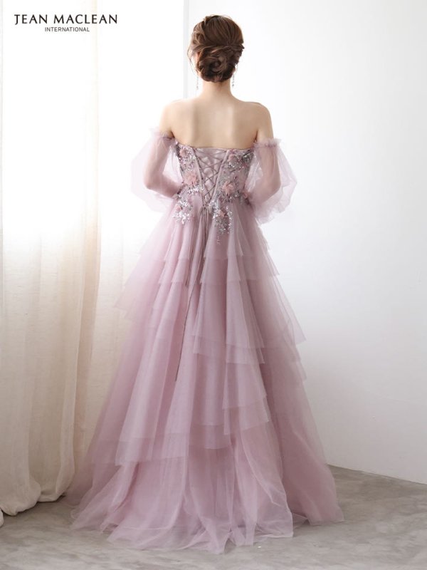 グレージュピンク　モデル：ゆめ　身長：160cm　着用サイズ：Mサイズ