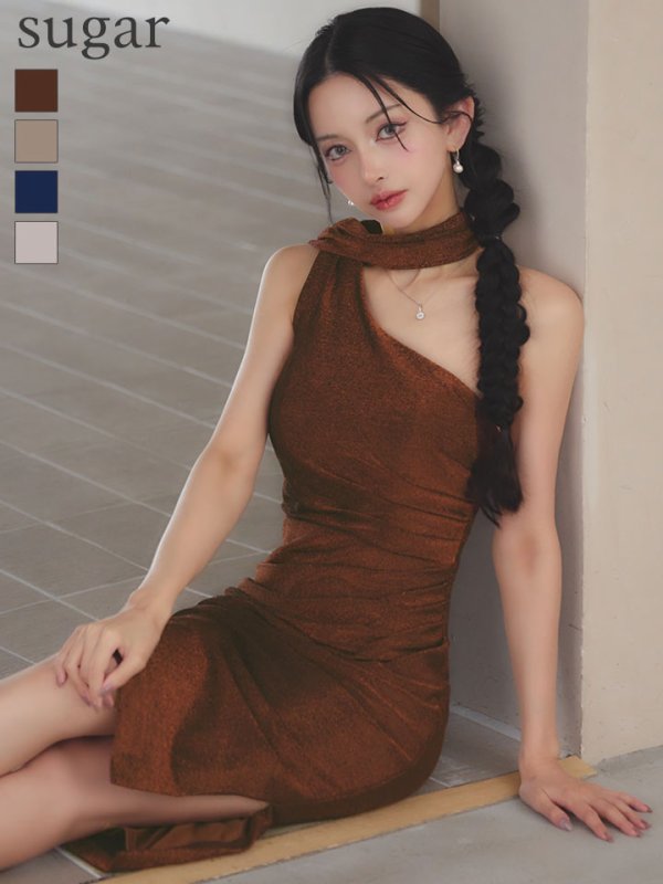 チョコブラウン モデル：まおちゃる　身長：158cm:Sサイズ