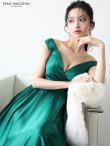 グリーン　モデル：まおちゃる　身長：158cm　着用サイズ：Mサイズ