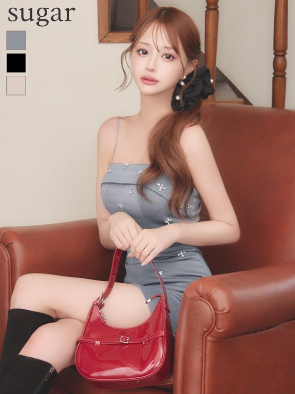 グレー　モデル：れみ　身長：163cm　着用サイズ：Sサイズ