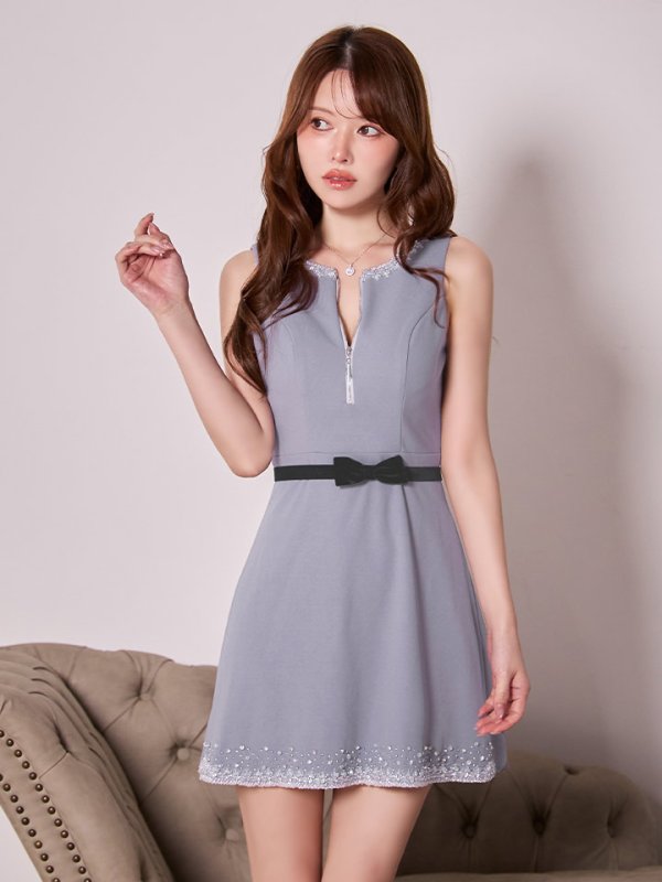 グレー　モデル：ゆめ　身長：160cm　着用サイズ：Sサイズ