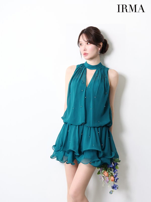 グリーン モデル：ゆめ　身長：160cm　着用サイズ：Sサイズ