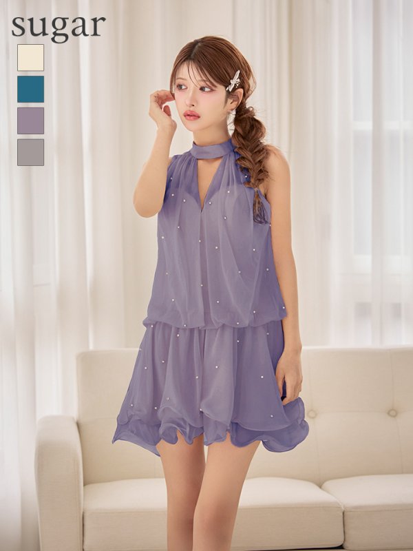 ミスティパープル モデル：まりん　身長：164cm　着用サイズ：Sサイズ