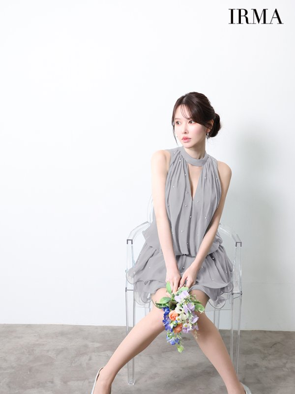 グレー モデル：ゆめ　身長：160cm　着用サイズ：Sサイズ